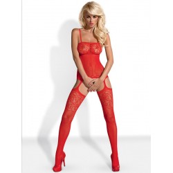 BODYSTOCKING F204 VERMELHO