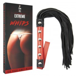 FLOGGER EN FAUX CUIR RED HANDLE