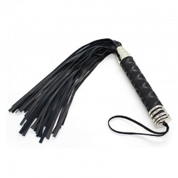 Thick Handle Leather Flogger