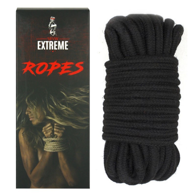 COTTON ROPE 10M – BLACK