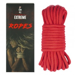 CORDE DE COTON 10M – ROUGE