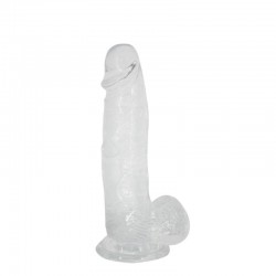 Consolador Realista Master Dong 15,5cm Transparente