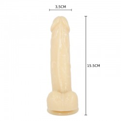 Consolador Realista Master Dong 15,5cm Natural