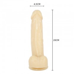 Gode Réaliste Master Dong 20 cm Naturel