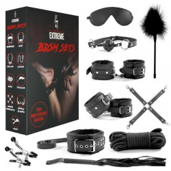 Conjunto BDSM 9 Peças Preto