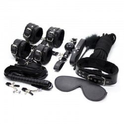 BDSM Set 9 pieces Black