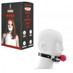 BALL GAG CON ARNÉS DE BARBILLA AJUSTABLE