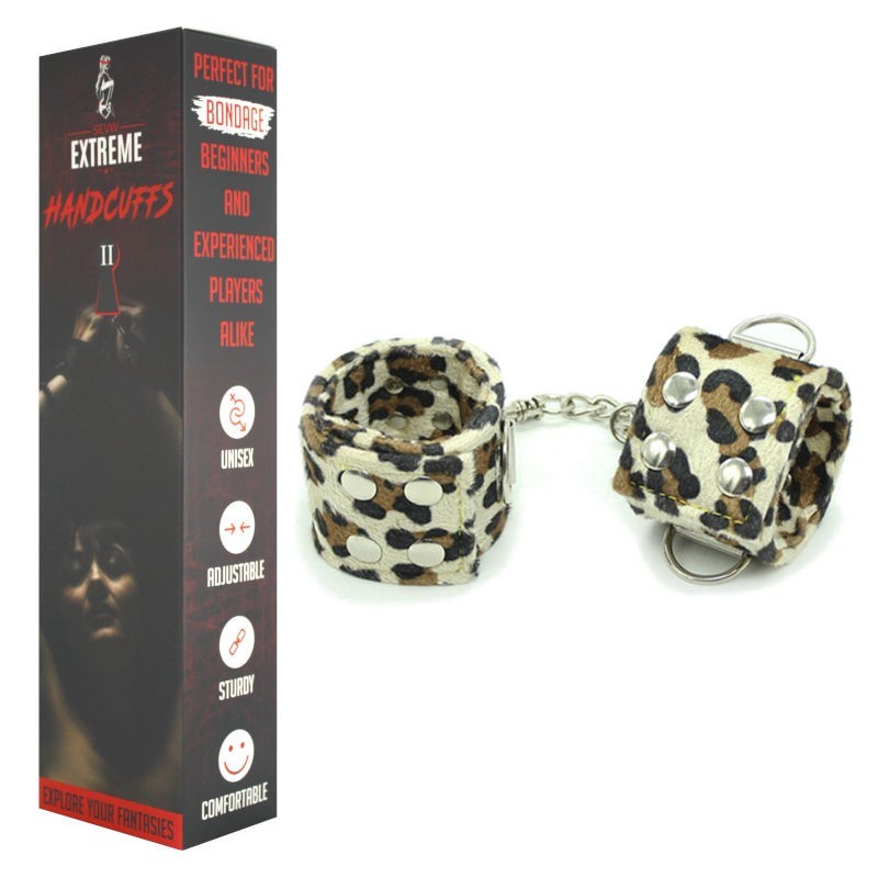 LEOPARD PRINT HANDCUFFS