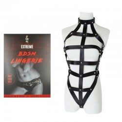 Leather Teddy body harness