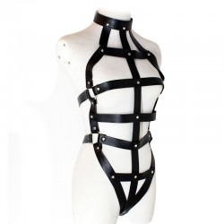 Leather Teddy body harness