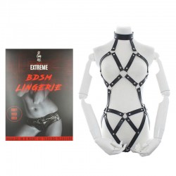 Leather Teddy body harness