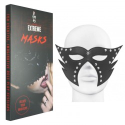 MASQUE EN FAUX CUIR CATWOMAN – NOIR