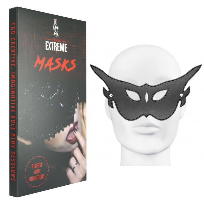 MASQUE EN FAUX CUIR BATWOMAN