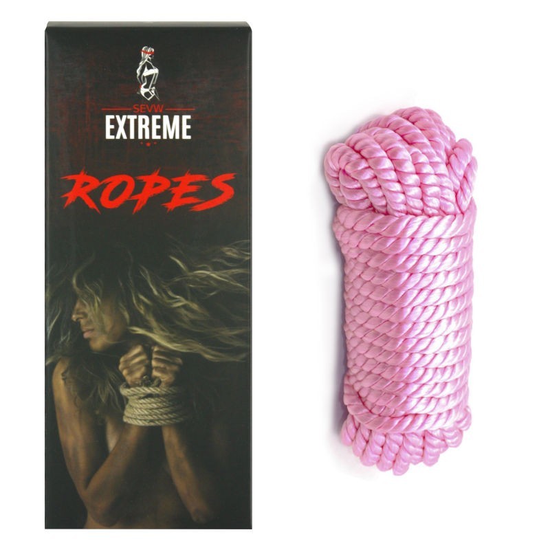 Cuerda Seda Bondage 5m - Rosa