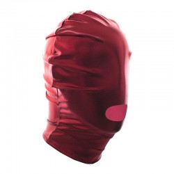 Masque Complet avec Trou Buccal - Rouge