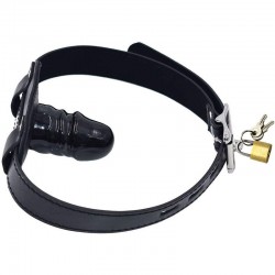 Penis Mouth Gag With Lock - Small