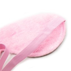 Faux Fur Lined Pink Blindfold