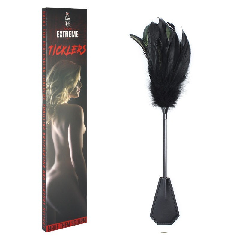 Tickler de Penas Tease - Preto