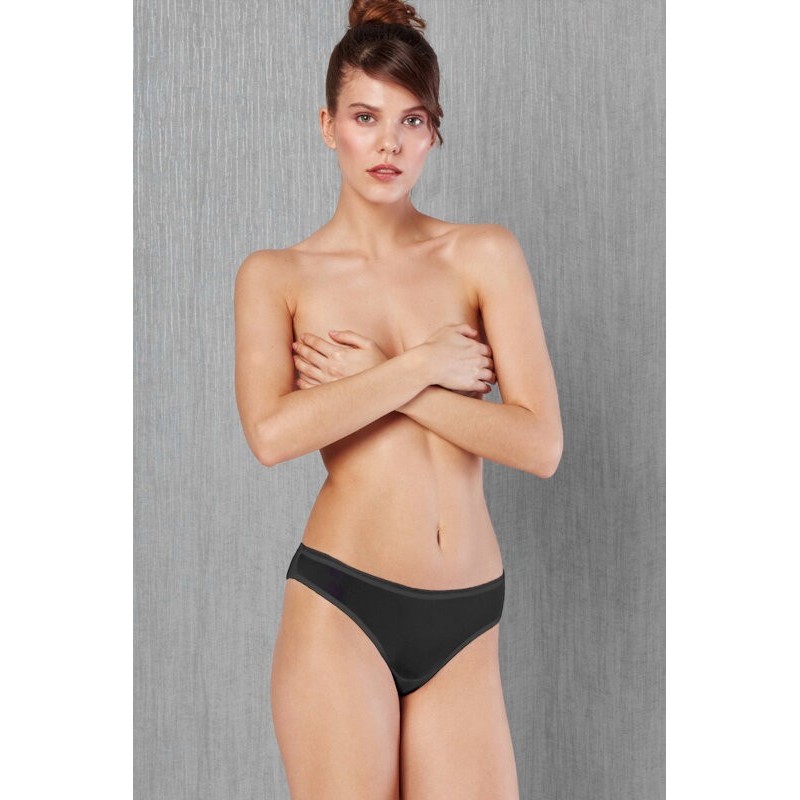 Tanga Feminina Semi-transparente Doreanse 6128