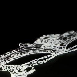 Sexy Lace Masquerade Mask - White