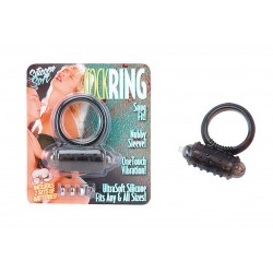 COCKRING SILICON VIBR BLACK