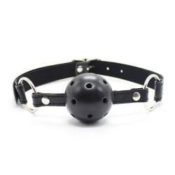 Mordaça Ball Gag Respirável