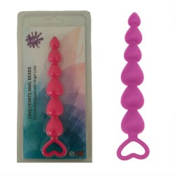 LOVEHEARTS ANAL BEADS - PINK