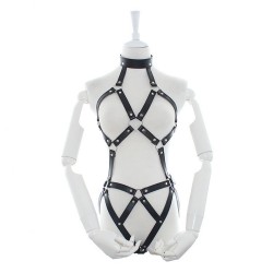 Leather Teddy body harness