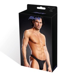 BLUE LINE Performance Microfiber Thong BLACK