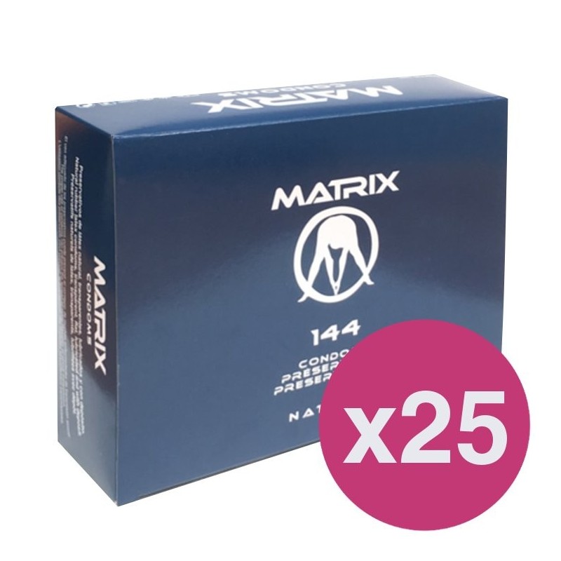 .MATRIX CONDOMS NATURAL - BOX OF 144 X 25