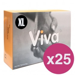 .PRÉSERVATIFS VIVA XL - BOÎTE DE 144 X 25