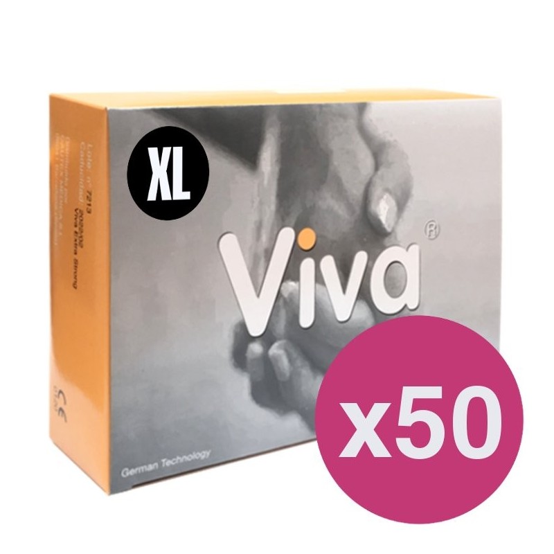 .PRÉSERVATIFS VIVA XL - BOÎTE DE 144 X 50